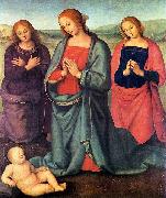 Pietro Perugino Madonna with Saints Adoring the Child Spain oil painting artist